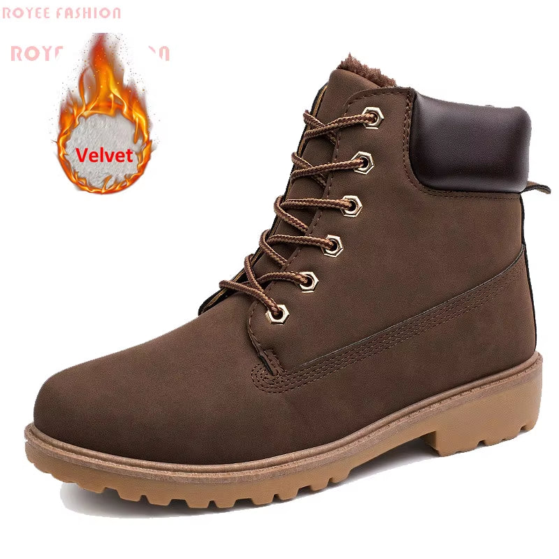 Women Boots Winter 2023 Autumn Winter Boots Men Platform Fashion Winter Shoes Keep Warm Men'S Boots Red Shoes Ankle Botas Mujer